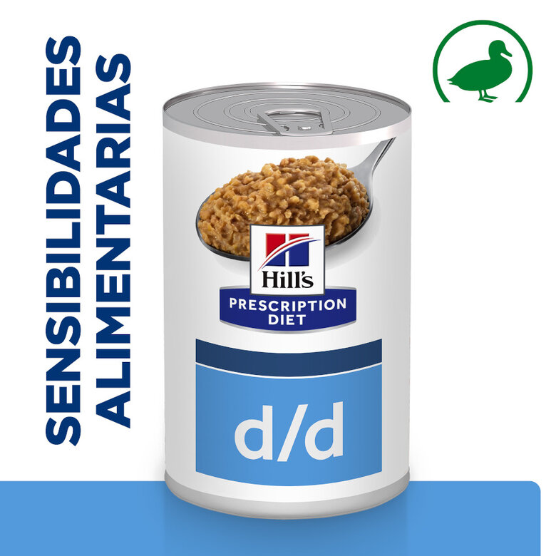 Hill’s Prescription Diet Food Sensitivities d/d Pato lata para perros, , large image number null